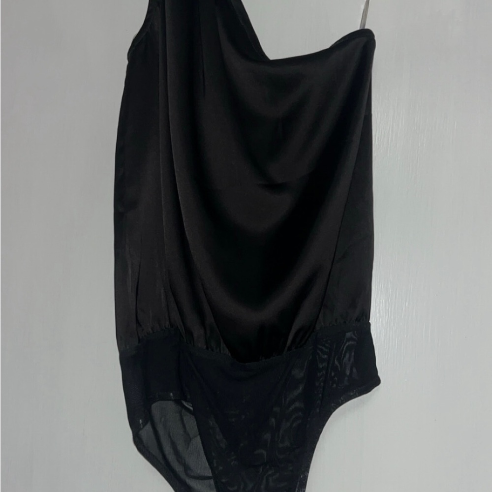 She + Sky Black Bodysuit